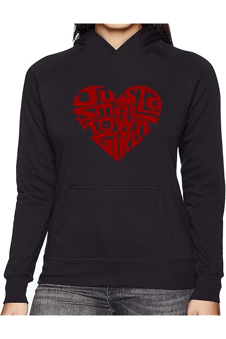 売れ筋商品|||エルエーポップアート カットソー トップス レディース Women's Word Art USA Fireworks Hooded Sweatshirt Black La Pop Art Women's Word Hooded Sweatshirt -Panda | Hawthorn Mall